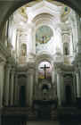 Inside the modern catherdral built from the money of cacao plantations (source of chocolate) 